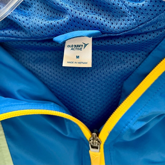 Old Navy Blue Color-block Jacket, Size Medium NWT - Picture 6 of 7